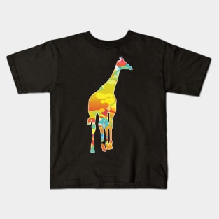 Cool giraffes colorful tshrit Kids T-Shirt